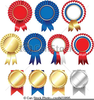 Clipart Rosette Ribbons Image