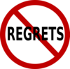 No Regrets Clip Art