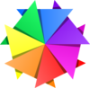 Color Star Clip Art