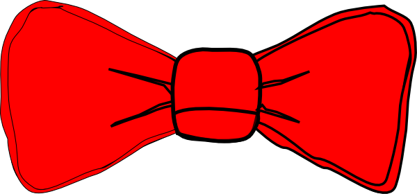 Bow Tie Red Clip Art at Clker.com - vector clip art online, royalty ...