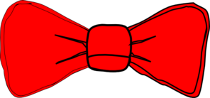 Bow Tie Red Clip Art