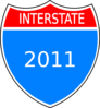 Interstate 2011 Clip Art