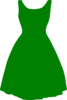 Green Dress Clip Art