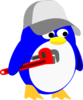 Penguin Plumber Clip Art