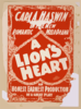 Carl A. Haswin In The New Romantic Melodrama, A Lion S Heart An Honest, Earnest Production Of A Great Play.  Clip Art