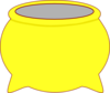 Yellow Pot Clip Art
