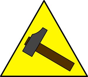 Hammer Sign Clip Art