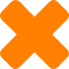 X Cross Icon  Clip Art