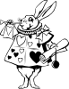 Rabbit From Alice In Wonderland Clip Art