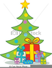 Presents Under Christmas Tree Clipart Image