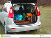 Car With Luggage Clipart Image