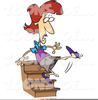 Clipart Falling Down Stairs Image