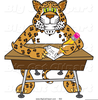 Growling Jaguar Clipart Image