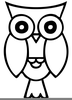 Owl Images Clipart Black And White Image