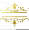 Gold Wedding Bands Clipart Image