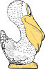 Pelican Side View Clip Art