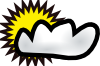 Sunny Partly Cloudy Weather Clip Art