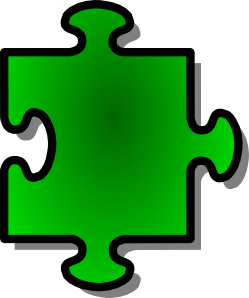 Jigsaw Green Puzzle Piece Clip Art