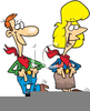 Country Western Dancers Clipart Image