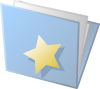 Starred Folder Clip Art