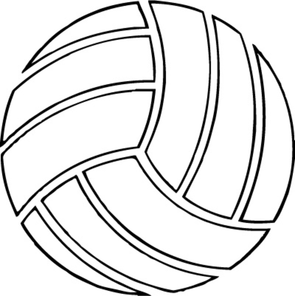 Volleyball | Free Images at Clker.com - vector clip art online, royalty ...