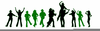 Western Dance Clipart Image