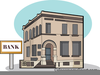 Bank Building Clipart Image