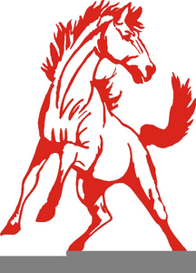 Clipart Mustangs Mascot Image
