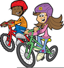 Bicycle Accident Clipart Image