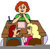 Parent Teacher Interview Clipart Image