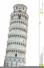 Leaning Tower Of Pisa Clipart Image