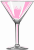 Pink Marftini Clip Art