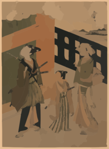 Evening Bell At Ueno. Clip Art