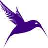 Black Humming Bird Clip Art at Clker.com - vector clip art online ...