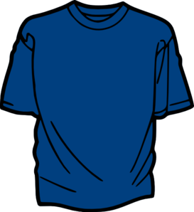 T Shirt Template Blue Clip Art at Clker.com - vector clip art online ...