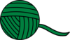 Green Yarn Ball Clip Art