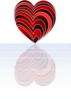 Layered Heart Clip Art