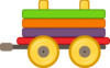 Loco Train Carriage Clip Art