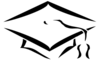 Mortarboard Outline Clip Art