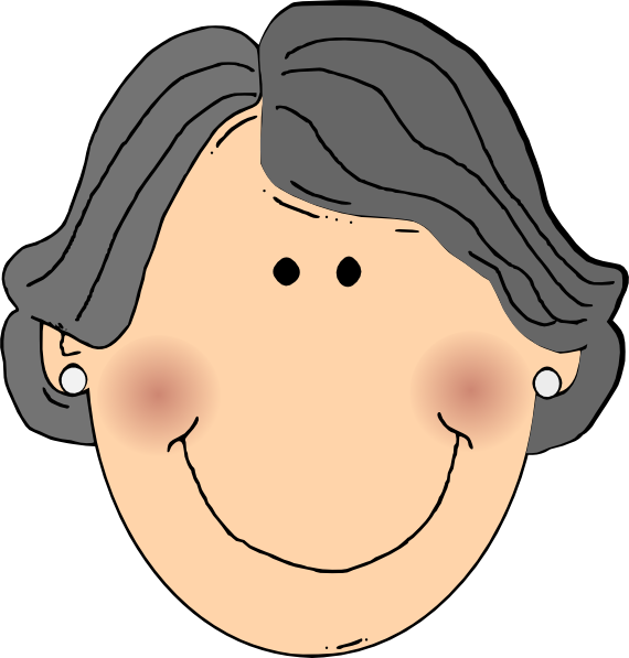 Grandma Face Clipart