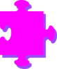 Pink Purple Puzzle Clip Art