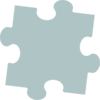 Blue Puzzle Grey Clip Art