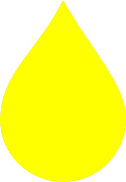 Yellow Water Droplet Clip Art at Clker.com - vector clip art online