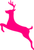 Pink Deer Clip Art