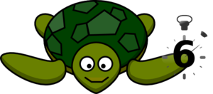 Tortoise With Stopwatch Clip Art