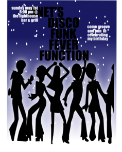 Janets Disco Funk Fever Function Clip Art