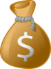 Money Bag No Shadow Clip Art