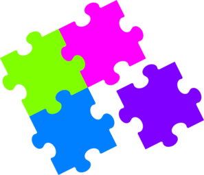 Jigsaw Puzzle Color Clip Art