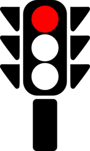 Traffic Semaphore Red Light Clip Art