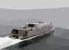 High Speed Vessel Two (hsv 2) Swift Glides Through The Waters Of The Atlantic Ocean. Clip Art